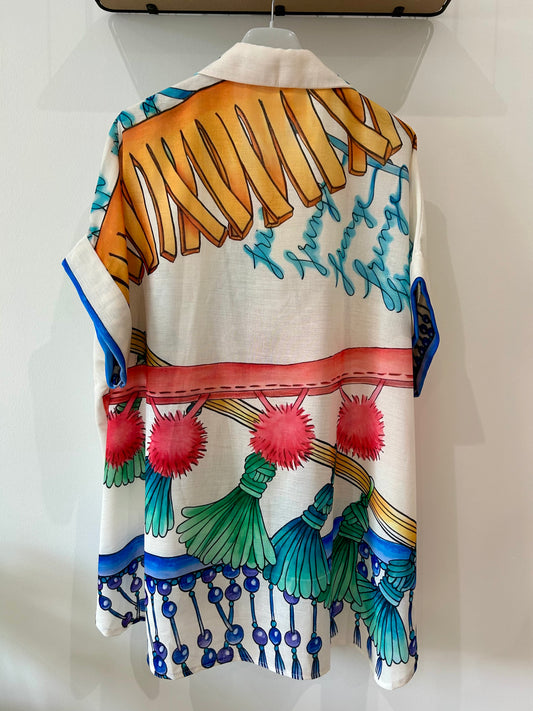 Chemise pompom