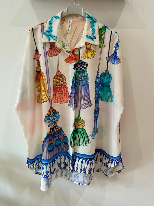 Chemise pompom